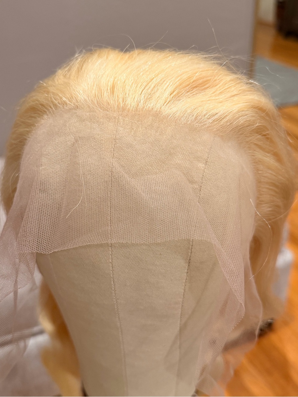 24” Blonde #613 Body Wave Human Hair Wig 13x6 HD Lace Front #068 - Picture 10 of 16